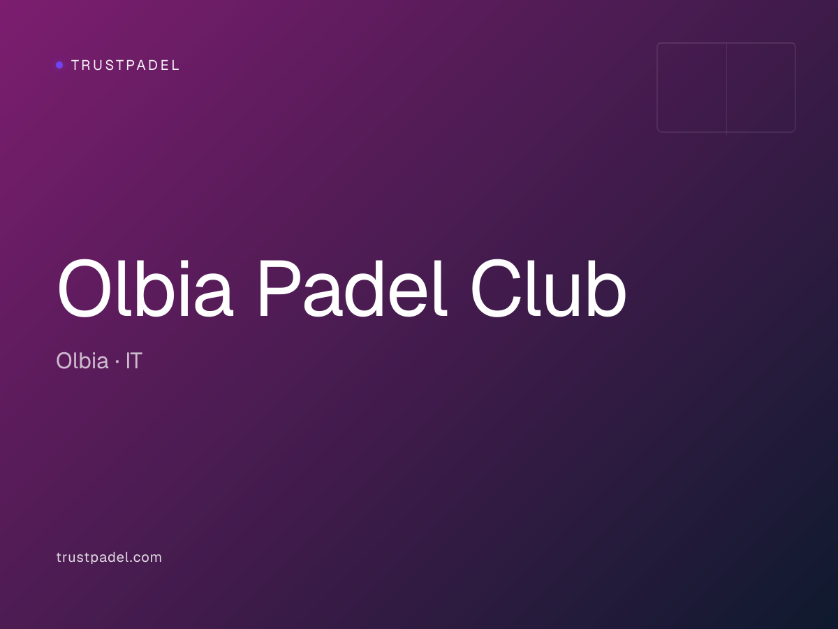 Olbia Padel Club padel club