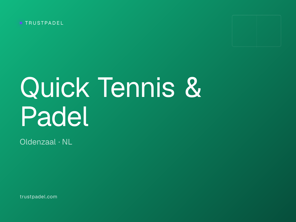 Quick Tennis & Padel padel club