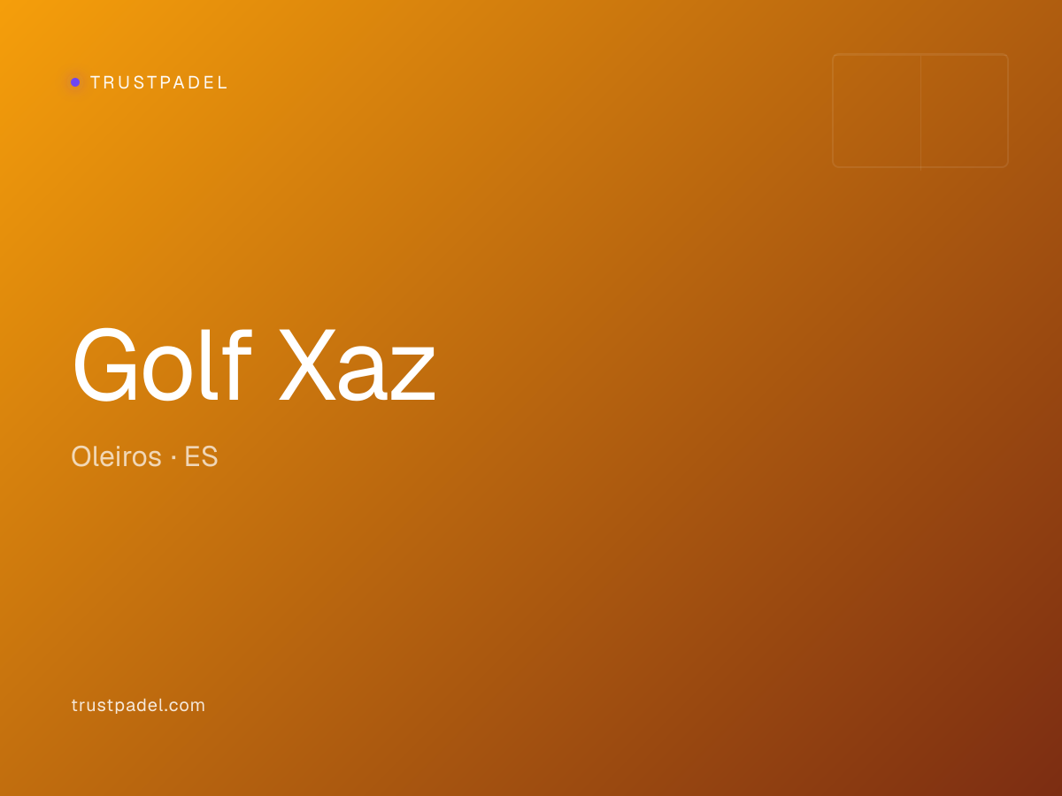 Golf Xaz padel club