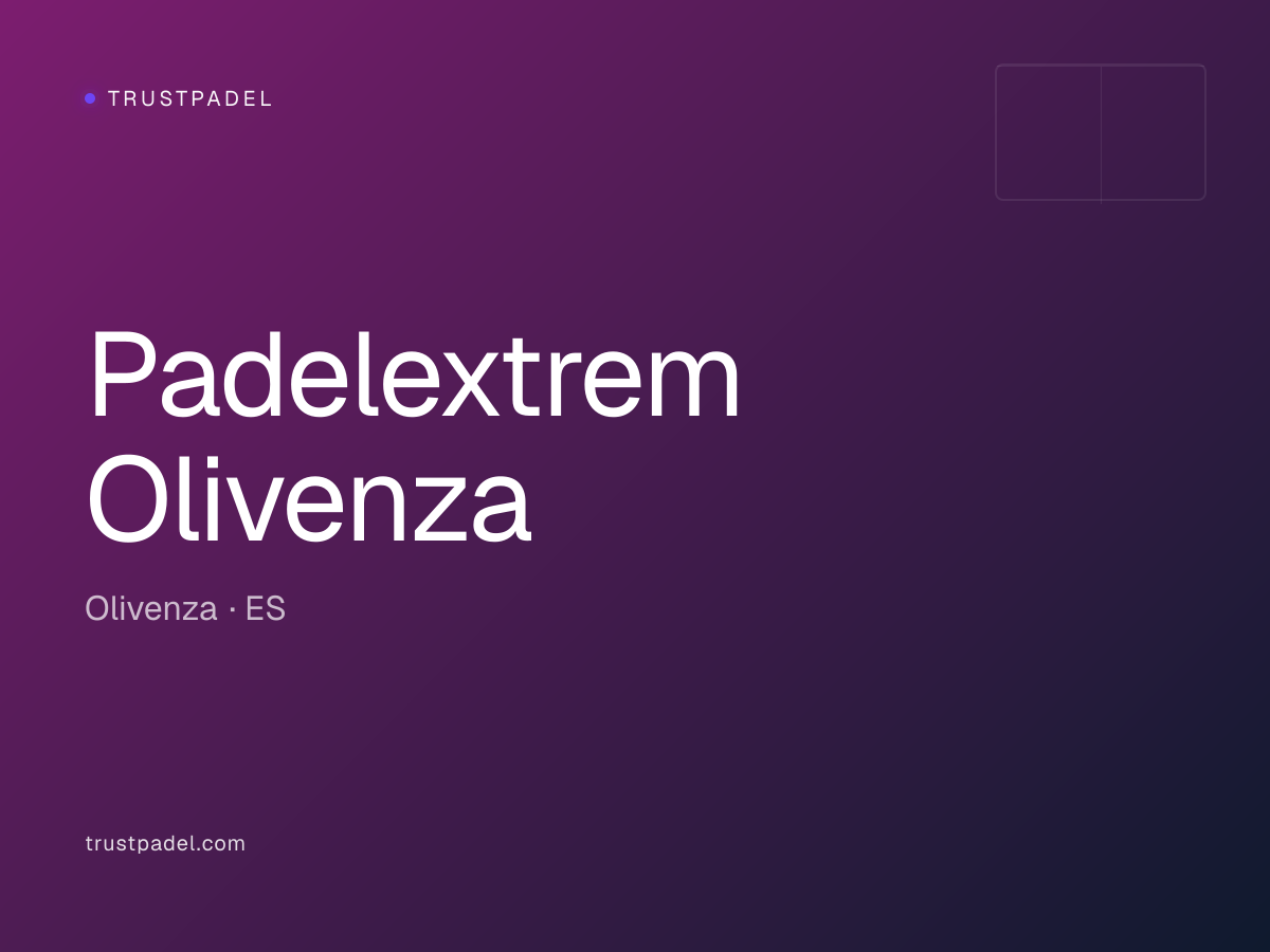 Padelextrem Olivenza padel club