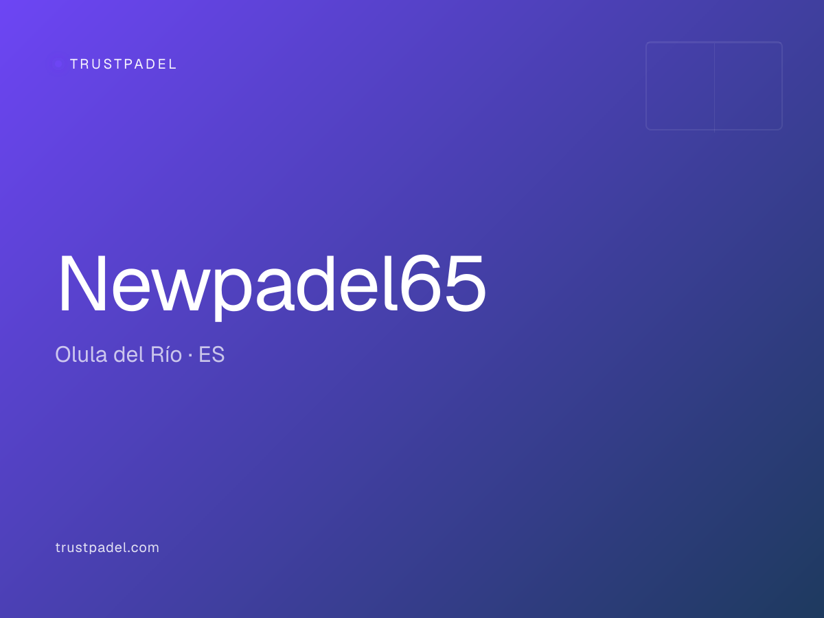 Newpadel65 padel club