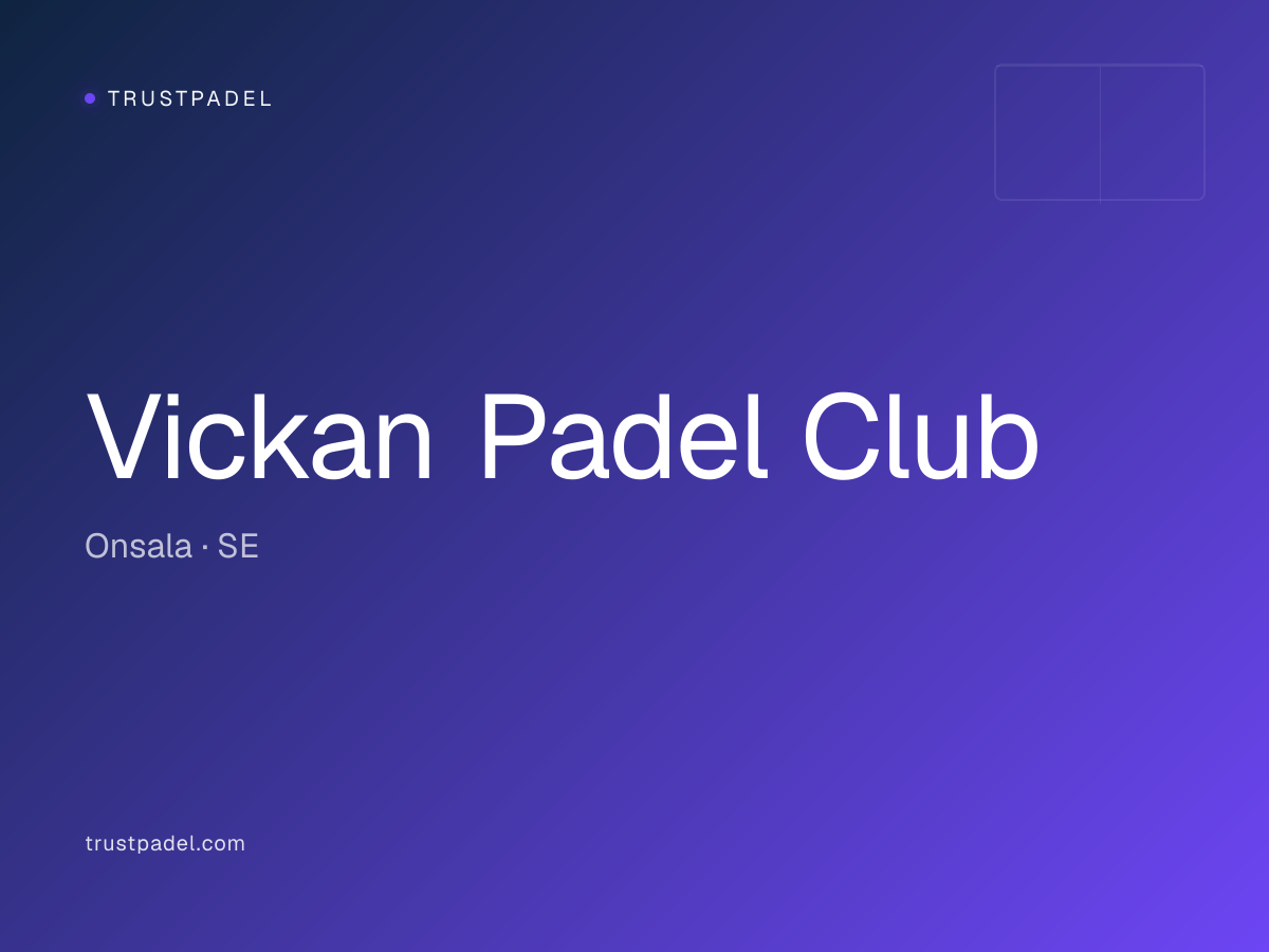 Vickan Padel Club padel club