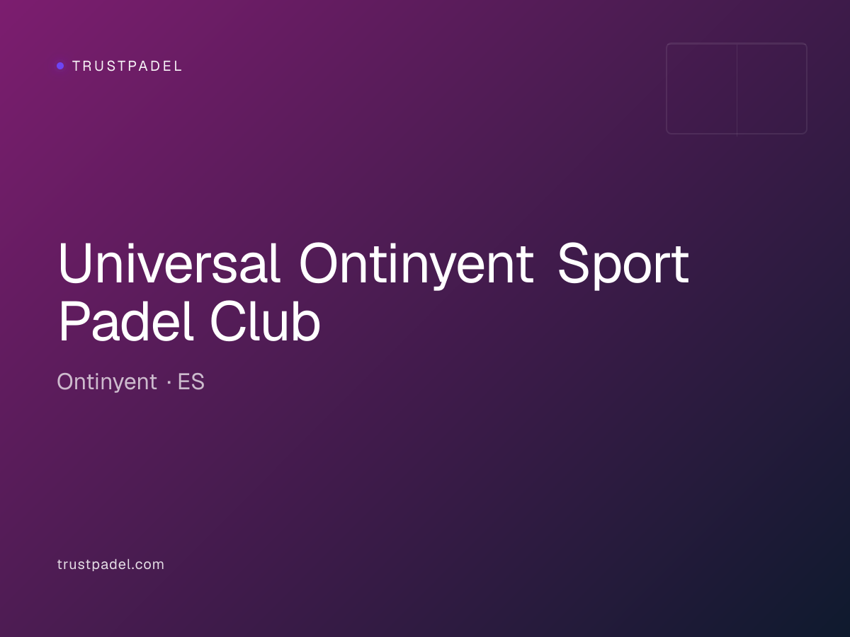 Universal Ontinyent Sport Padel Club padel club