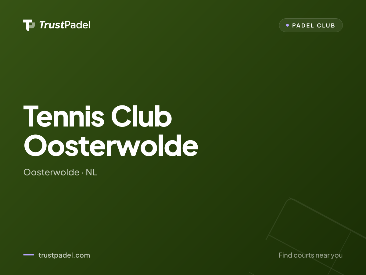 Tennis Club Oosterwolde padel club