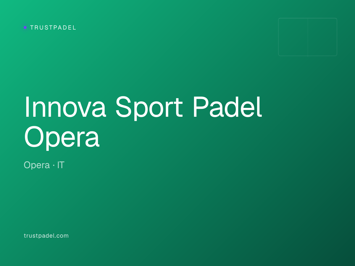 Innova Sport Padel Opera padel club