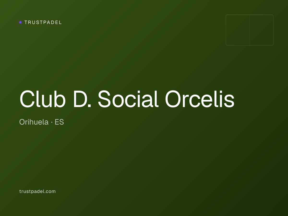 Club D. Social Orcelis padel club