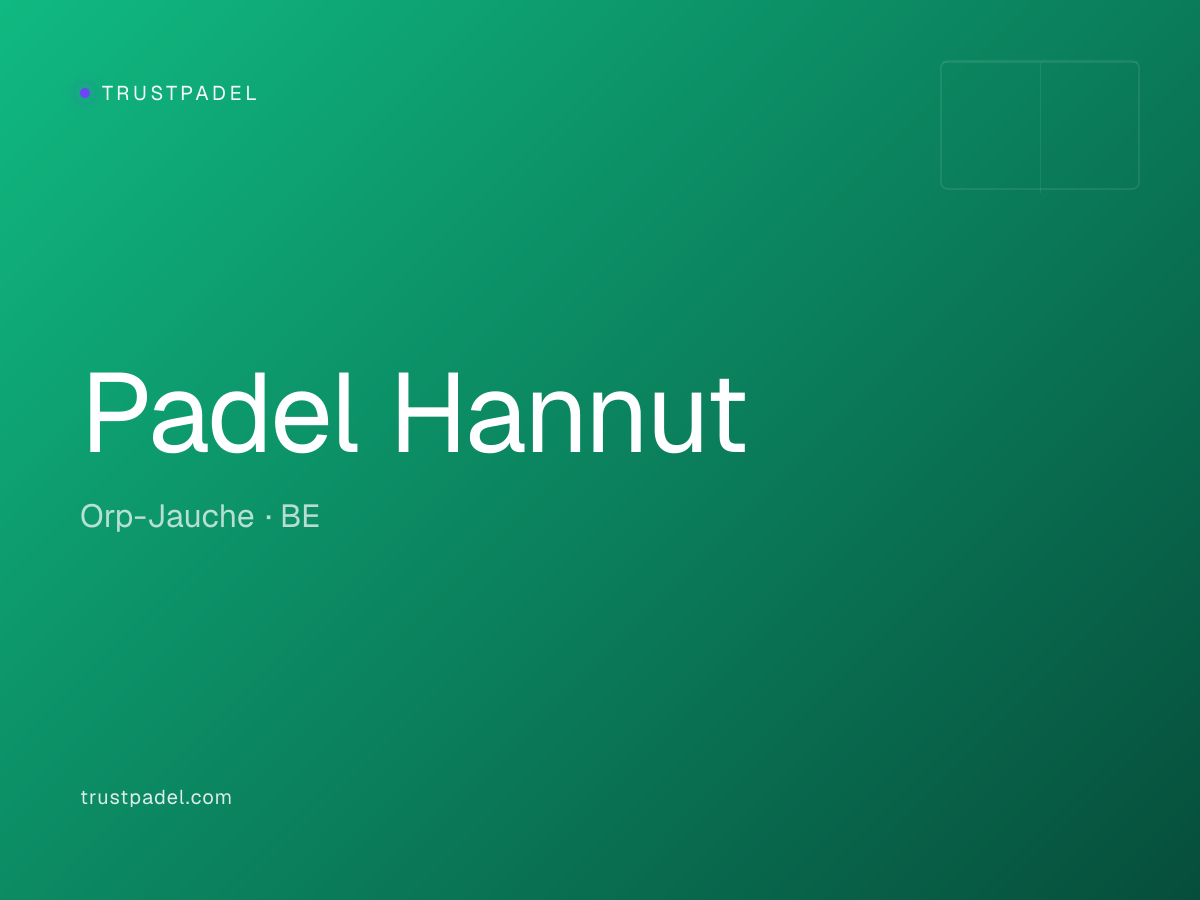 Padel Hannut padel club