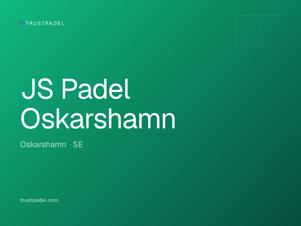 JS Padel Oskarshamn padel club