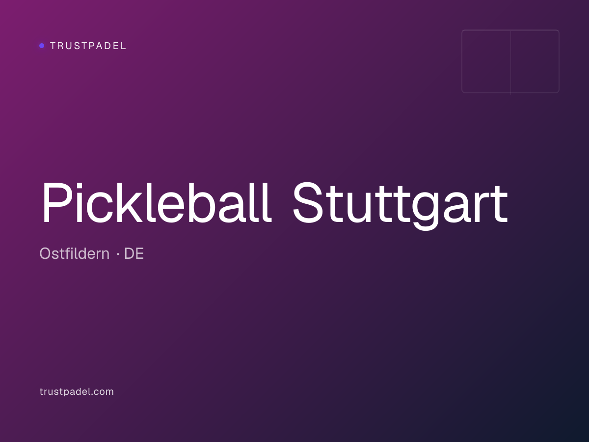 Pickleball Stuttgart padel club
