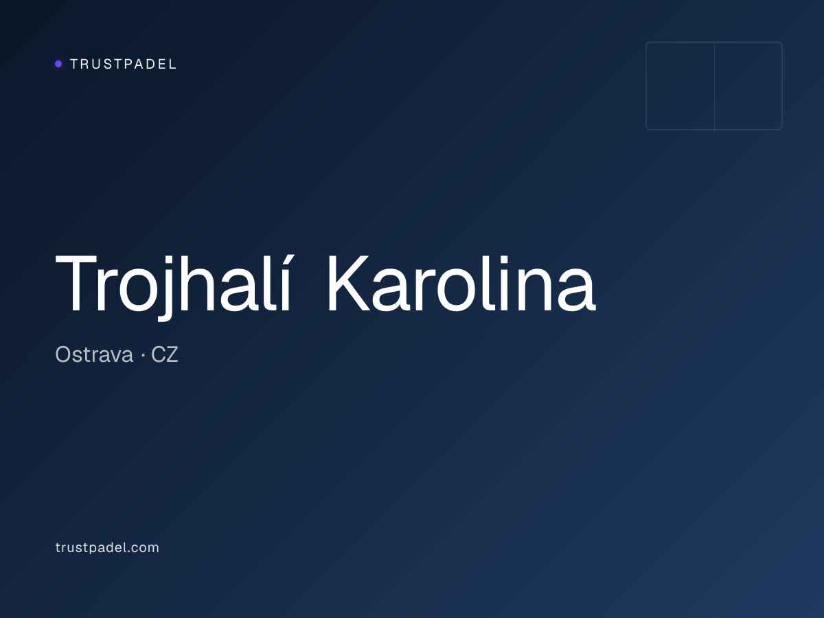 Trojhalí Karolina padel club