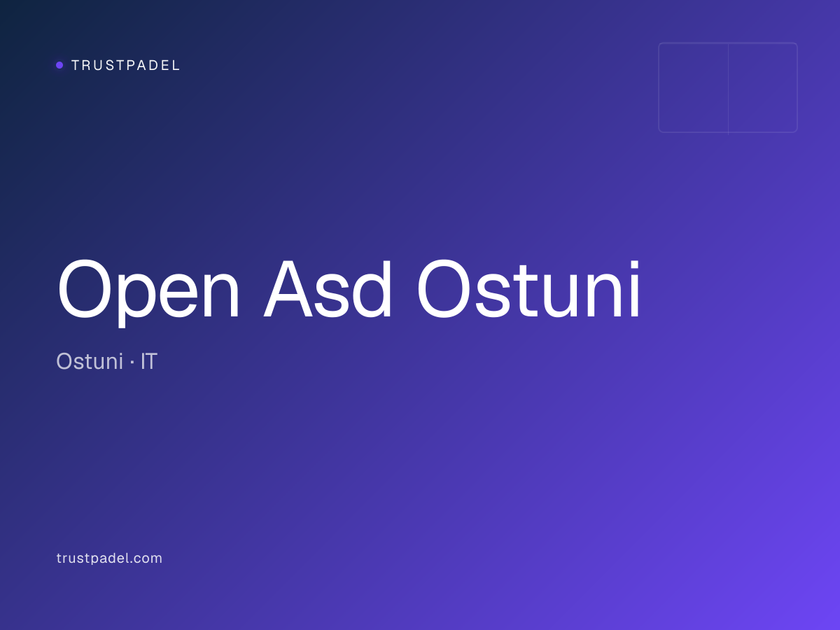 Open Asd Ostuni padel club