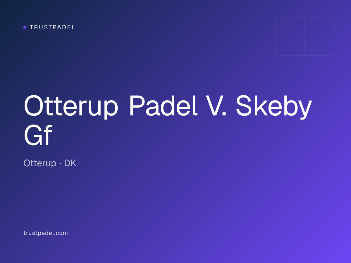 Otterup Padel V. Skeby Gf padel club
