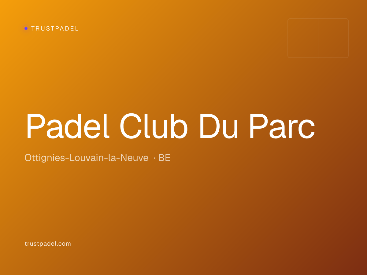 Padel Club Du Parc padel club