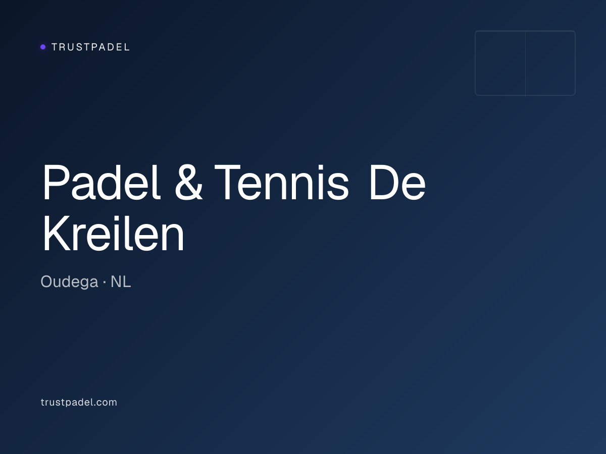 Padel & Tennis De Kreilen padel club