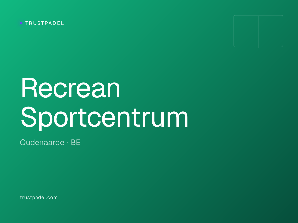 Recrean Sportcentrum padel club