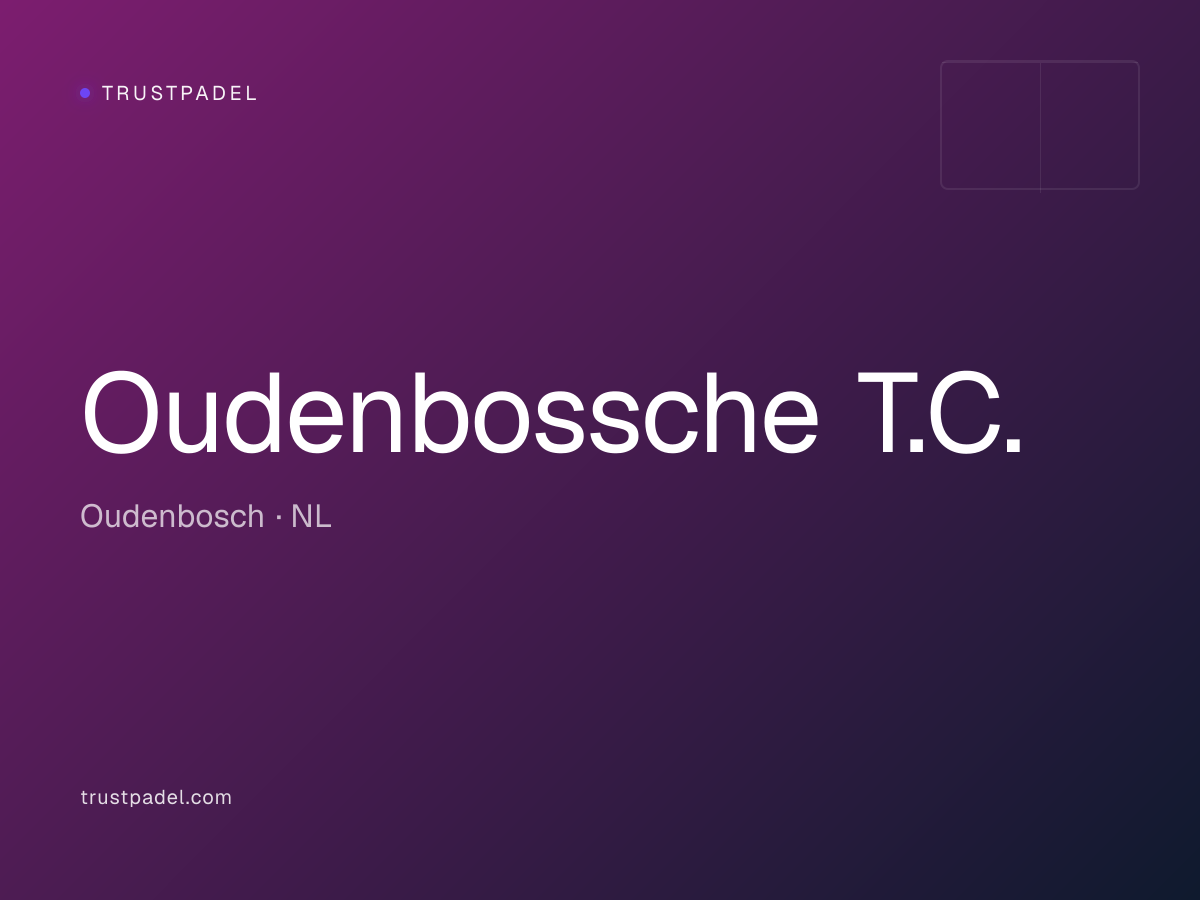 Oudenbossche T.C. padel club