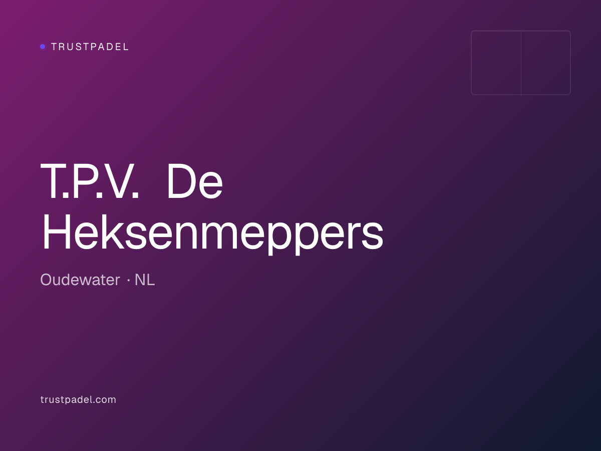 T.P.V. De Heksenmeppers padel club