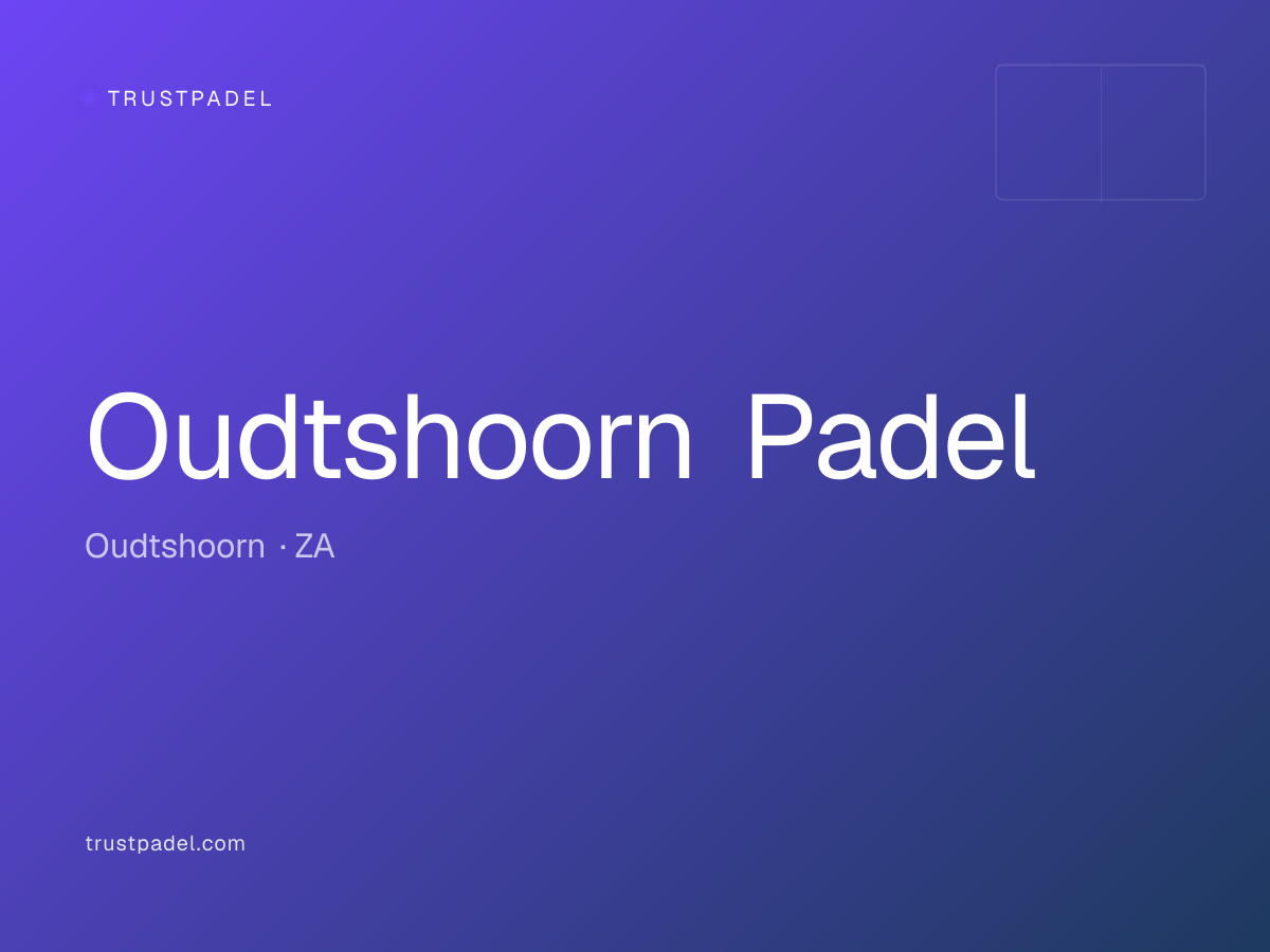 Oudtshoorn Padel padel club