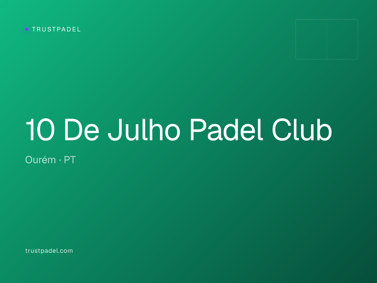 10 De Julho Padel Club padel club