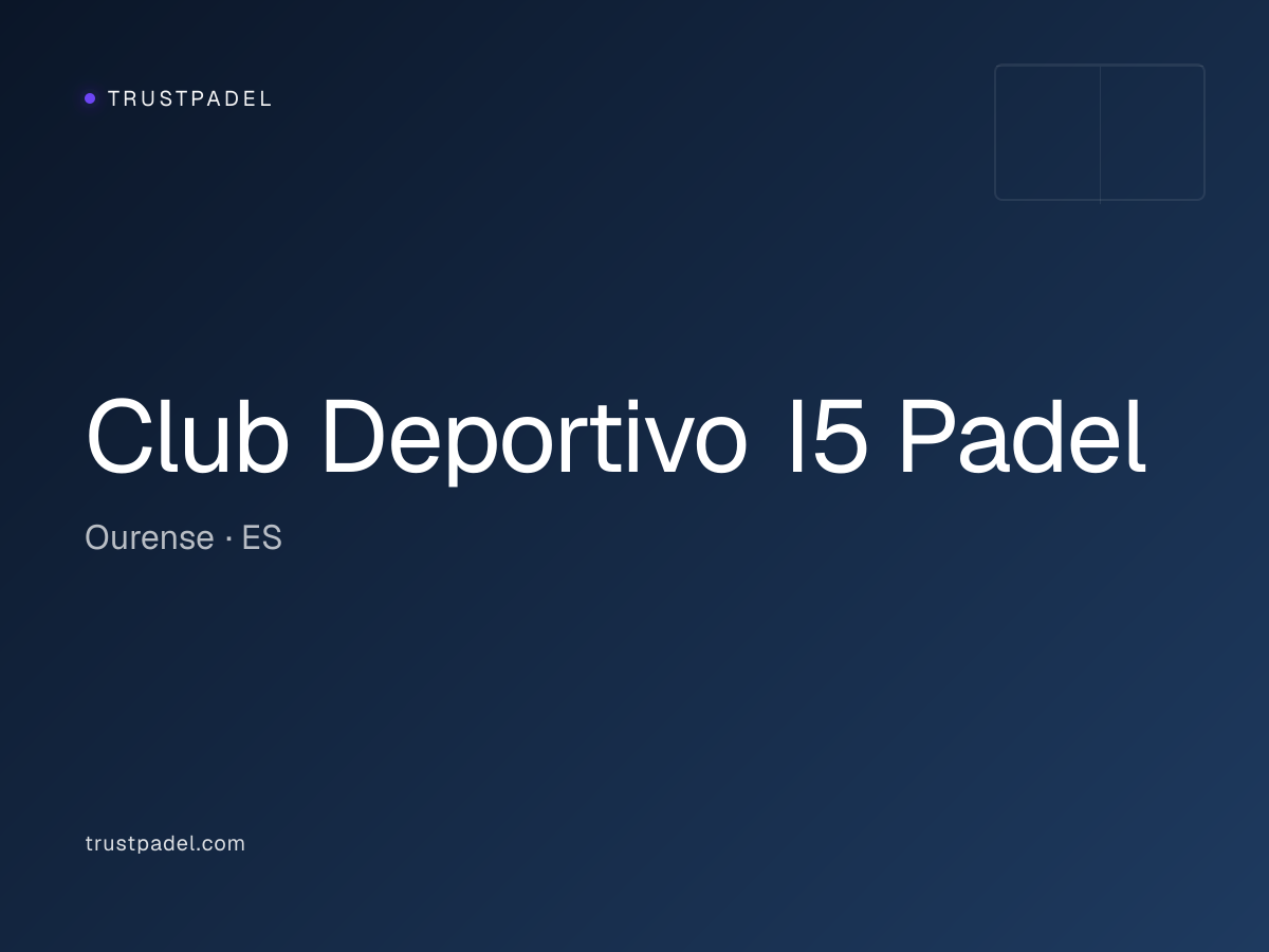 Club Deportivo I5 Padel padel club
