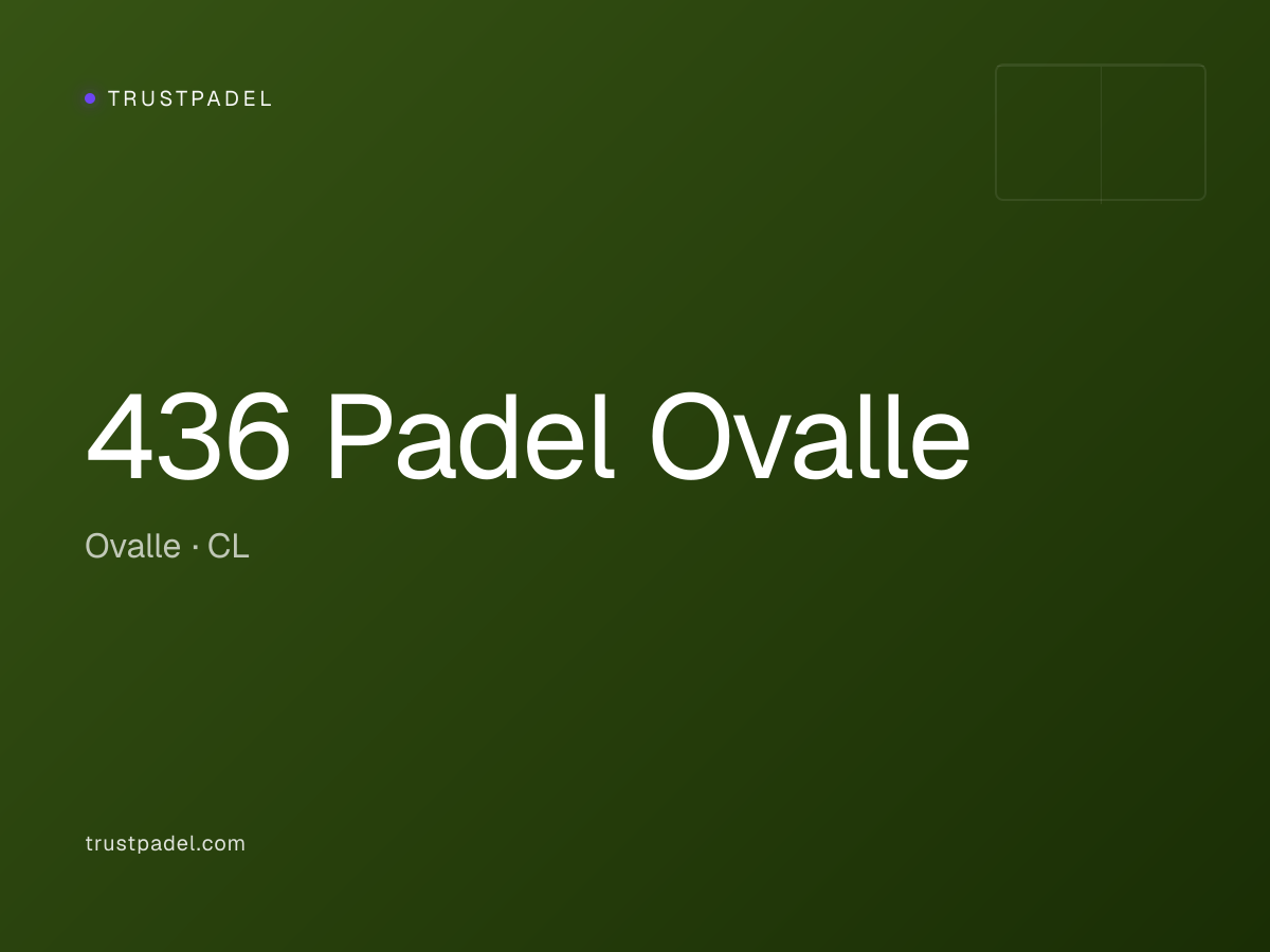 436 Padel Ovalle padel club