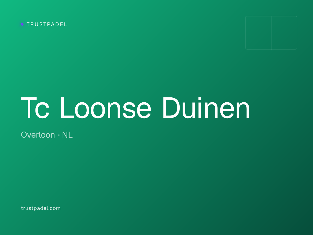 Tc Loonse Duinen padel club