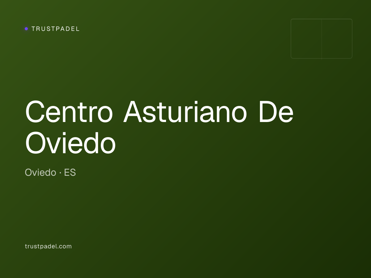 Centro Asturiano De Oviedo padel club