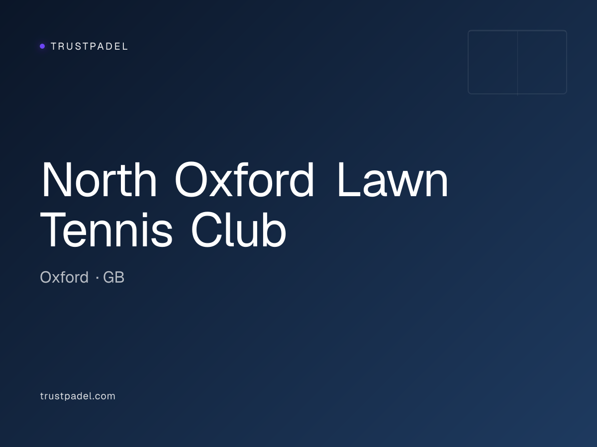 North Oxford Lawn Tennis Club padel club