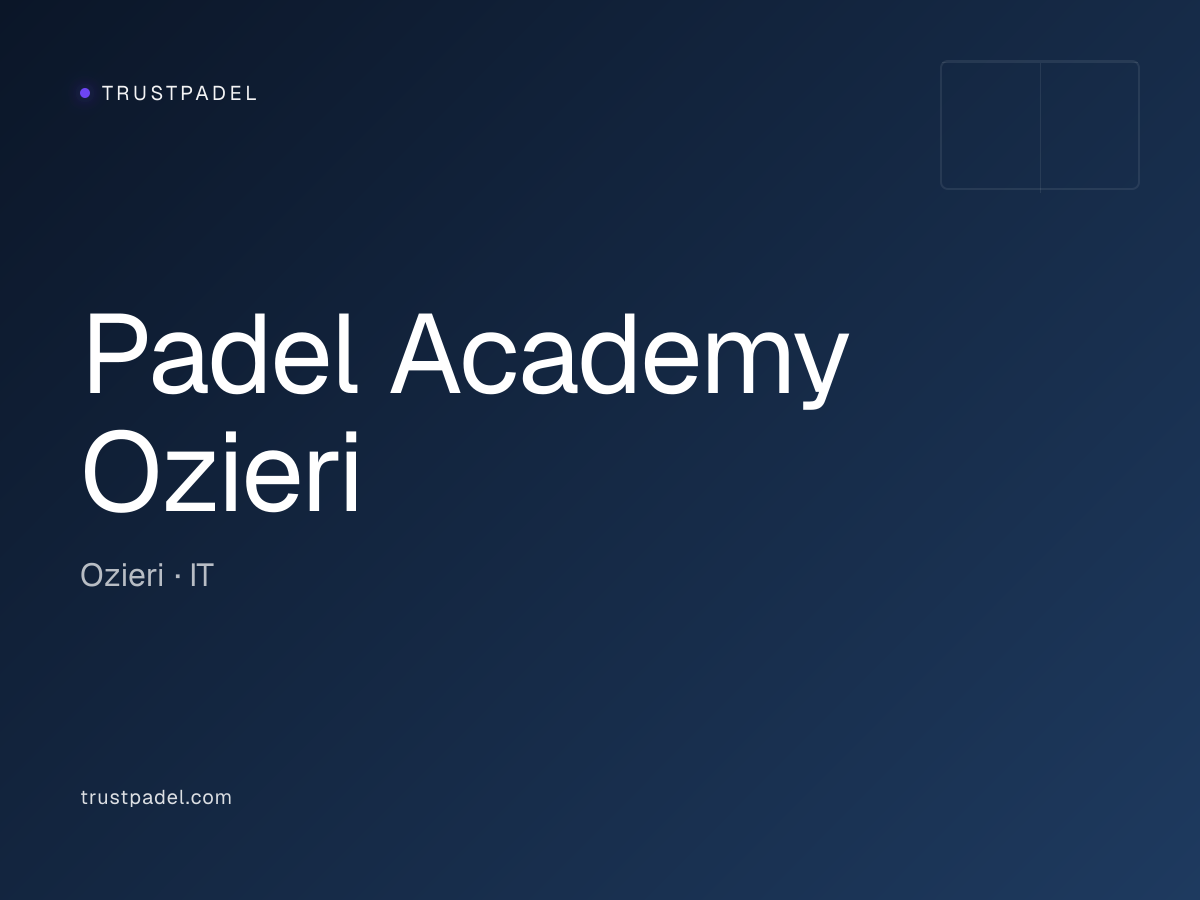 Padel Academy Ozieri padel club