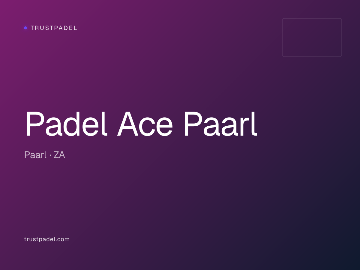 Padel Ace Paarl padel club
