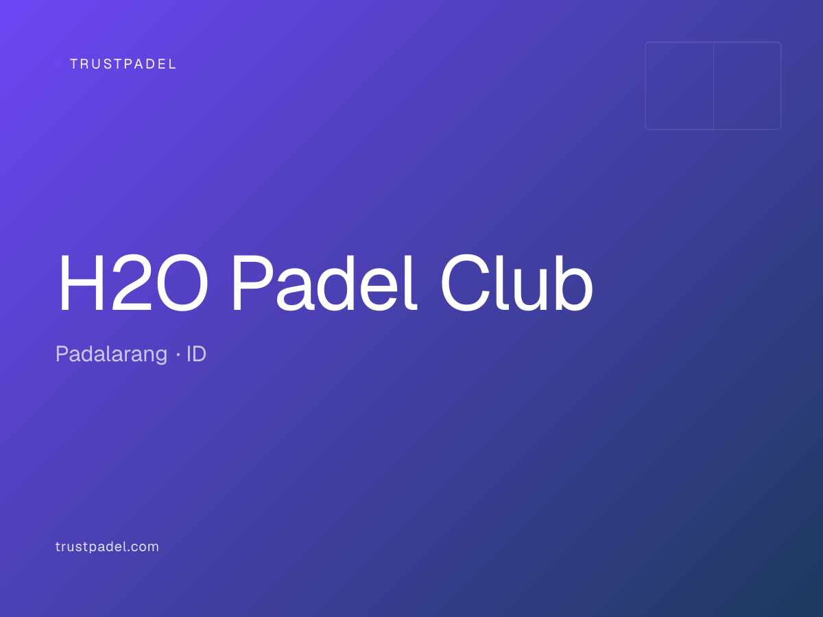 H2O Padel Club padel club