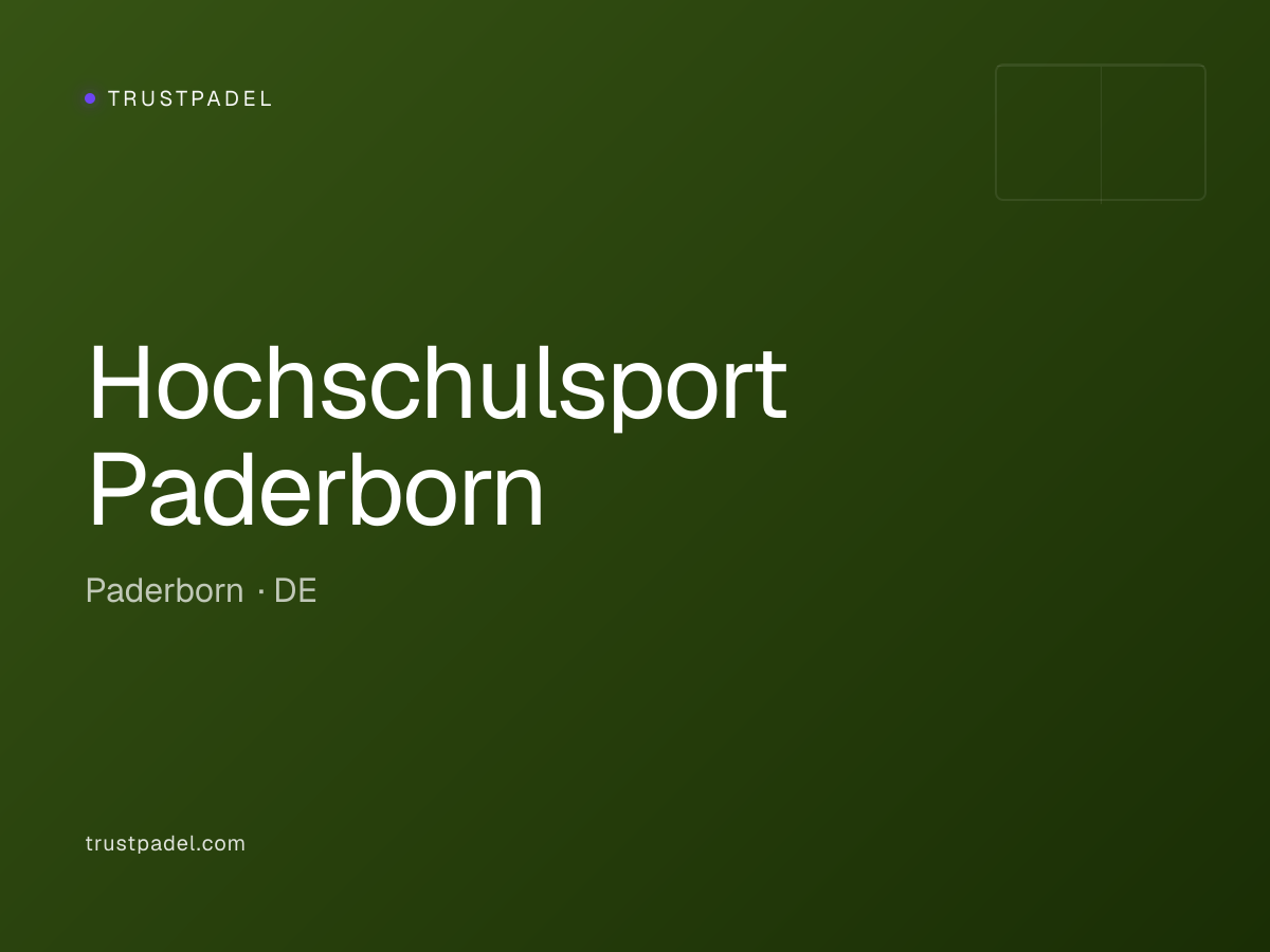 Hochschulsport Paderborn padel club