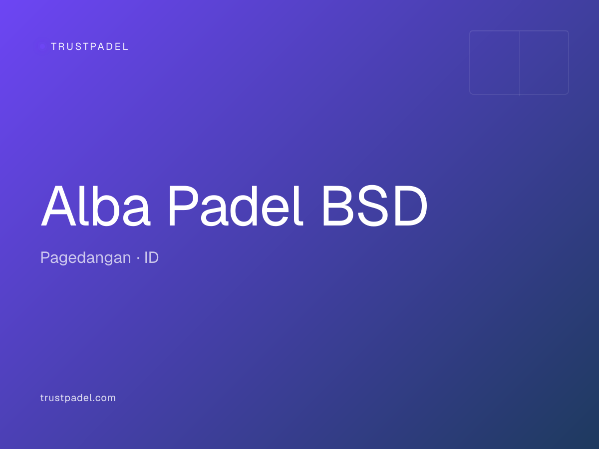 Alba Padel BSD padel club