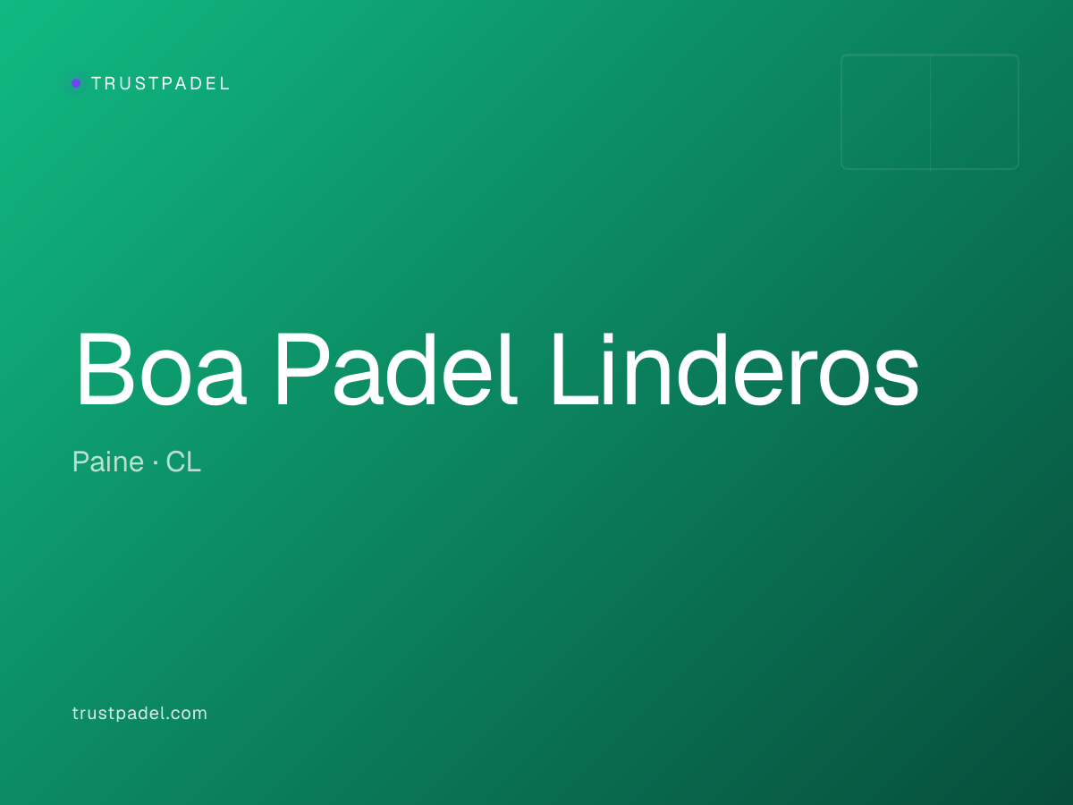 Boa Padel Linderos padel club