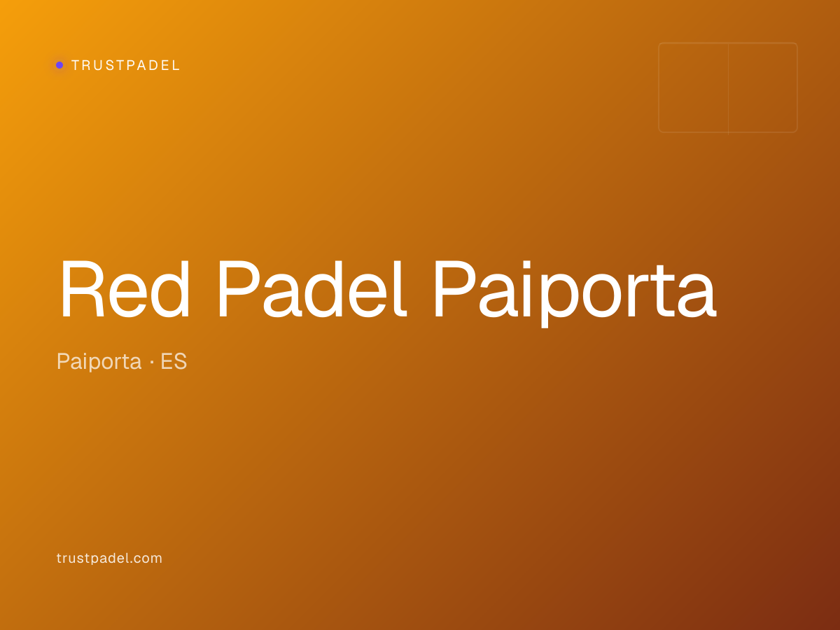 Red Padel Paiporta padel club