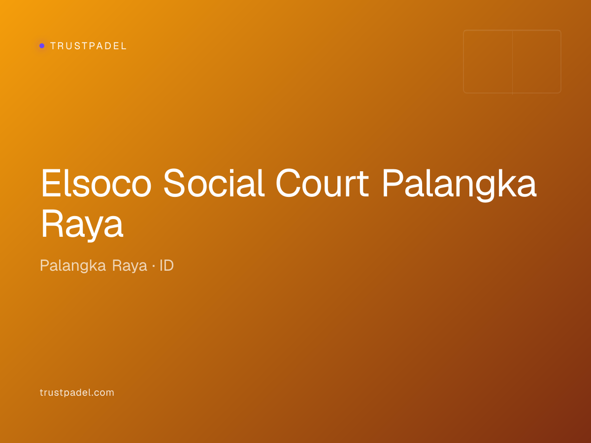 Elsoco Social Court Palangka Raya padel club