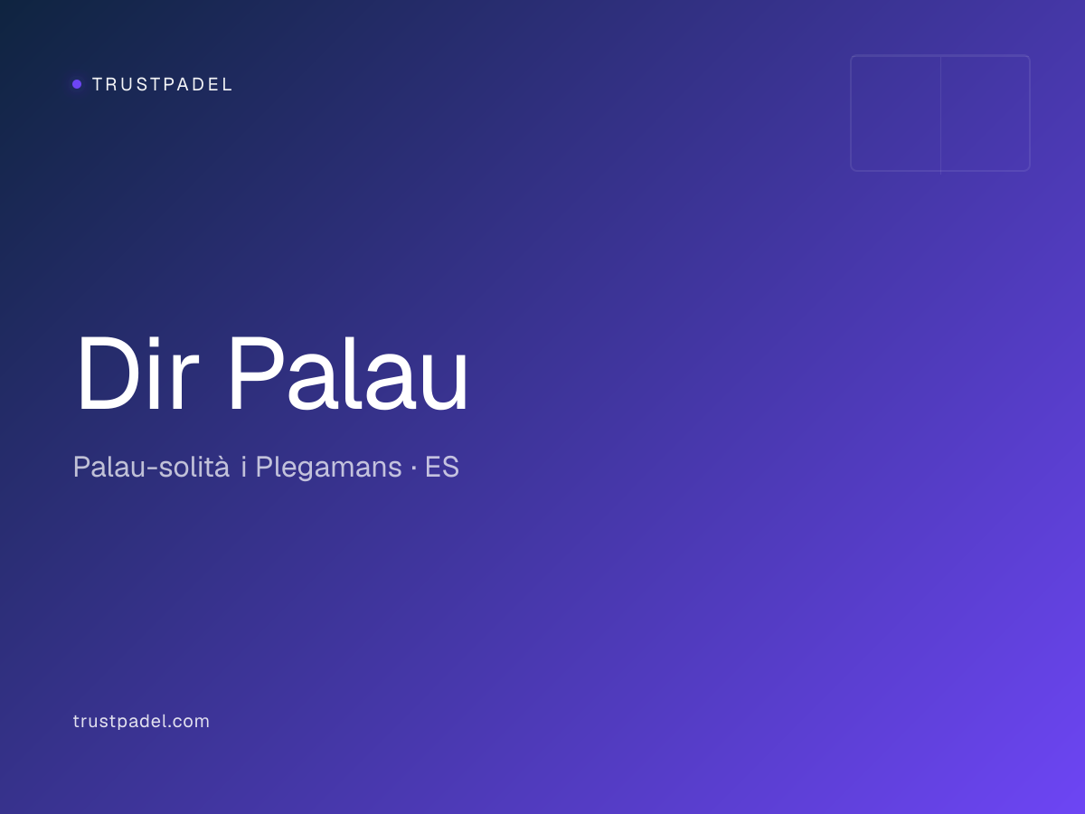 Dir Palau padel club