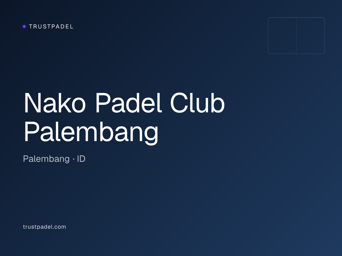 Nako Padel Club Palembang padel club