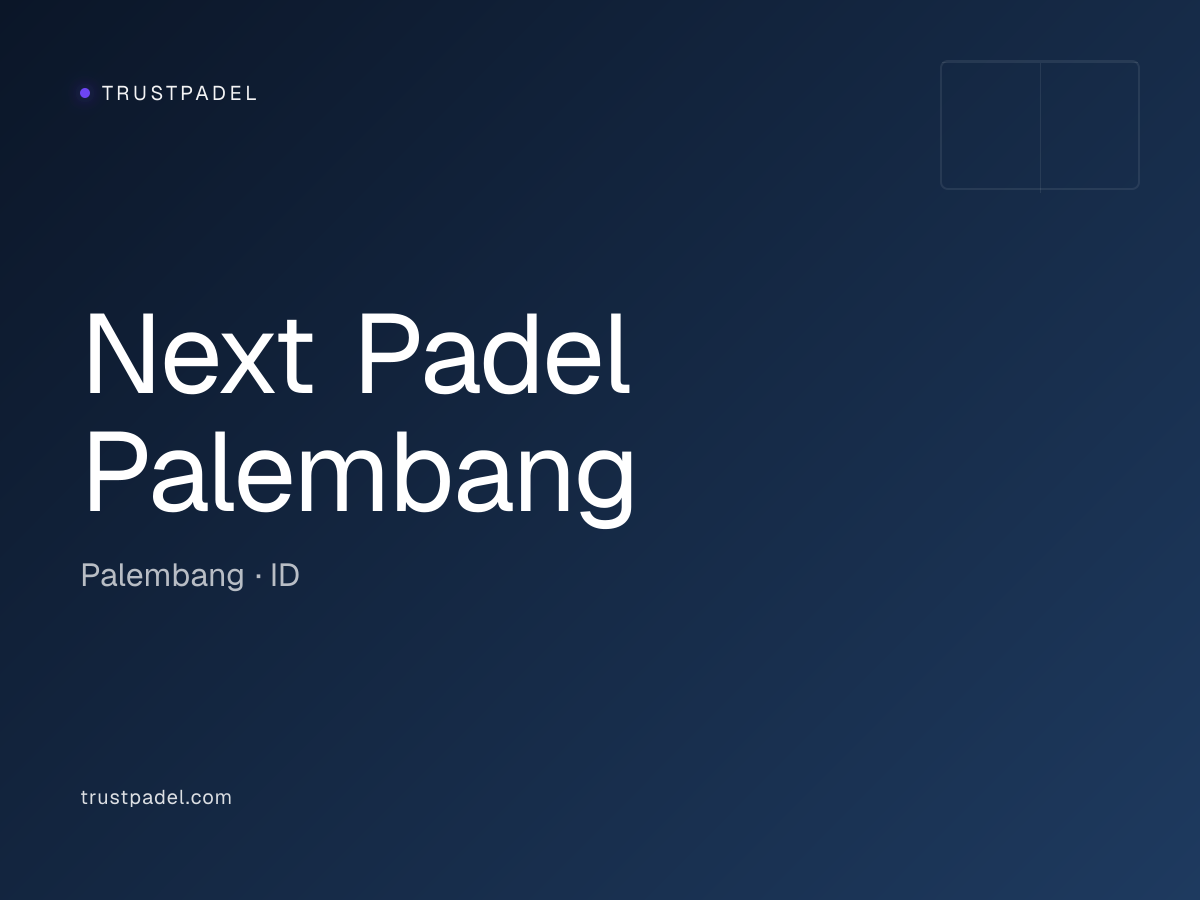 Next Padel Palembang padel club