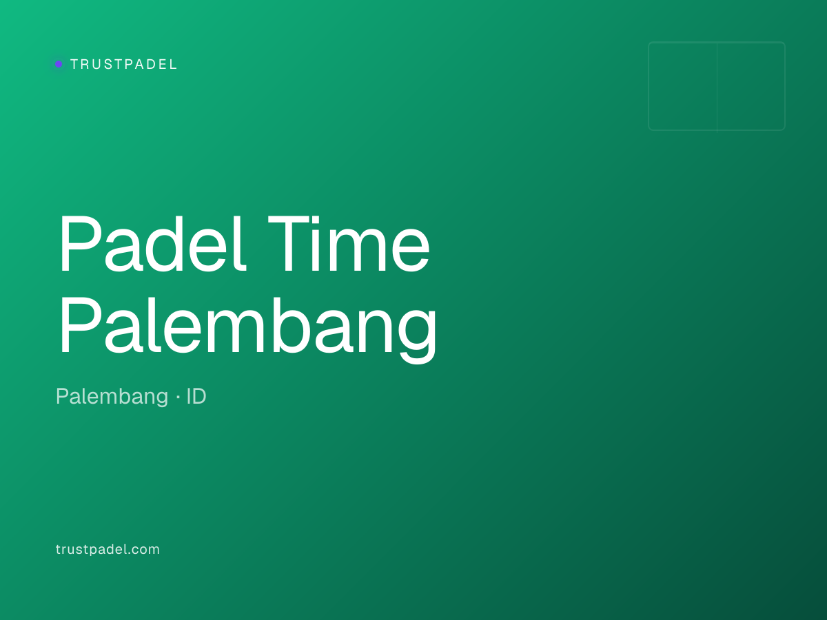 Padel Time Palembang padel club