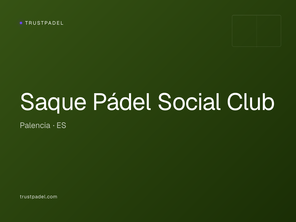 Saque Pádel Social Club padel club