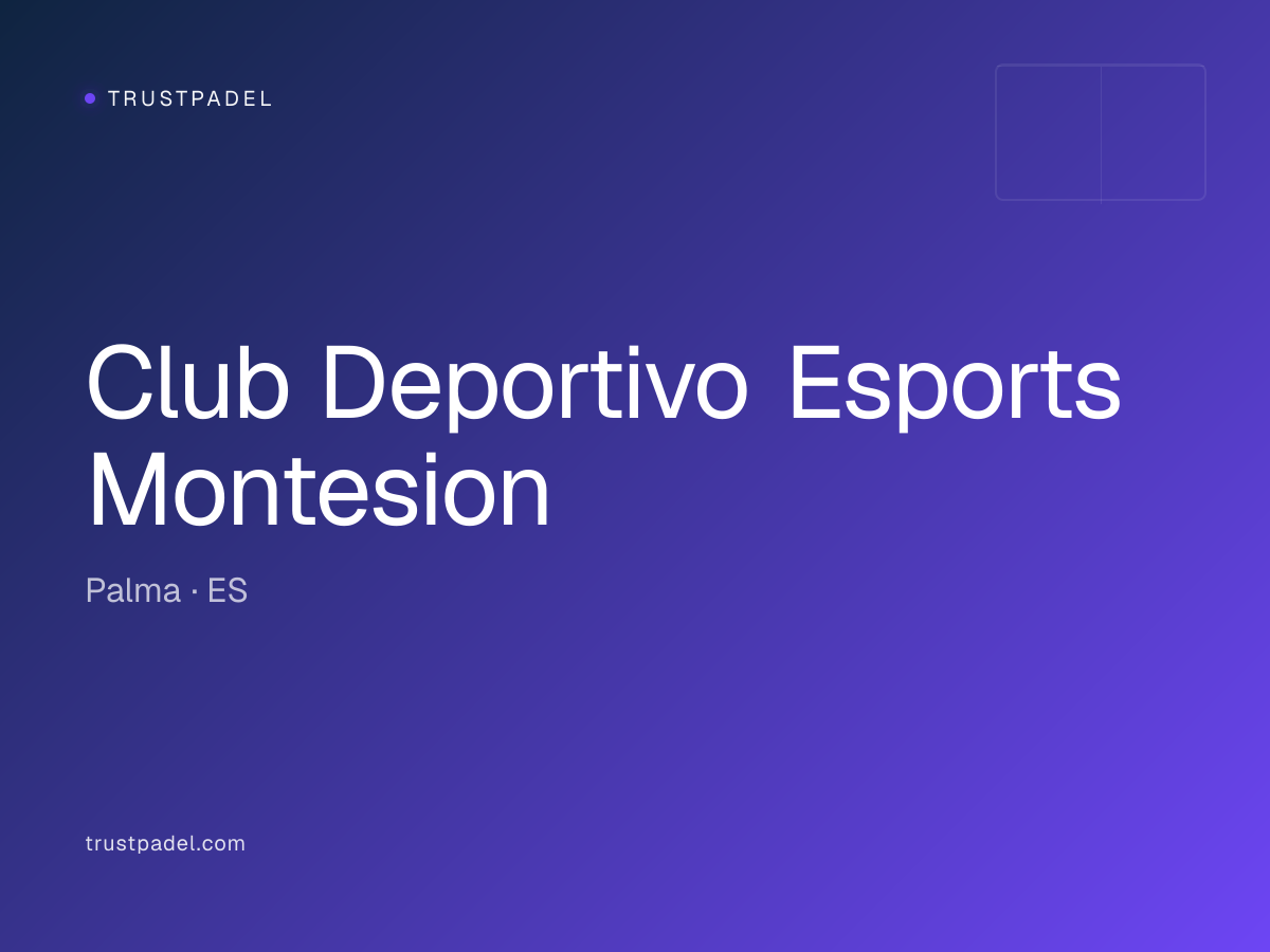 Club Deportivo Esports Montesion padel club