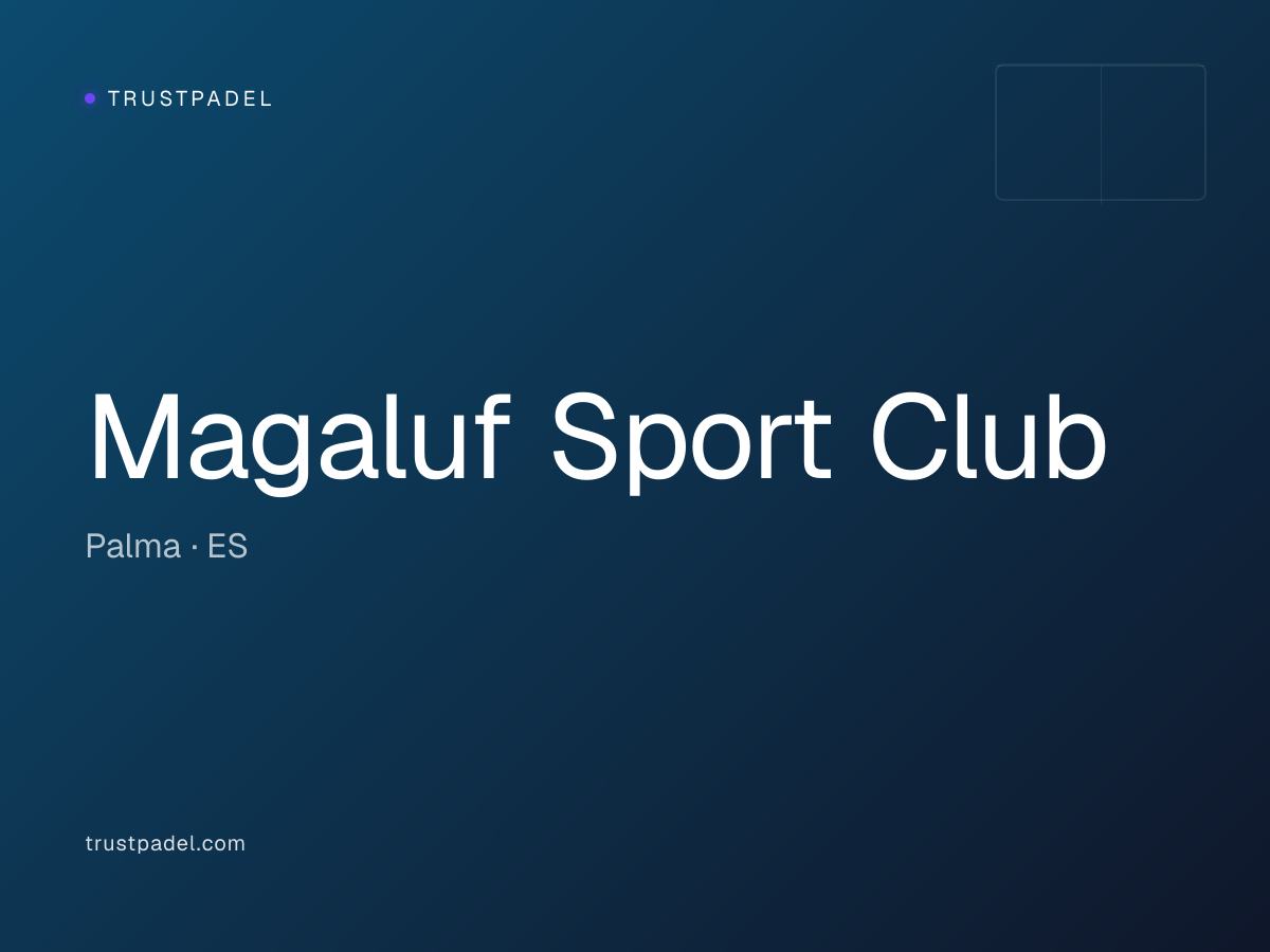 Magaluf Sport Club padel club