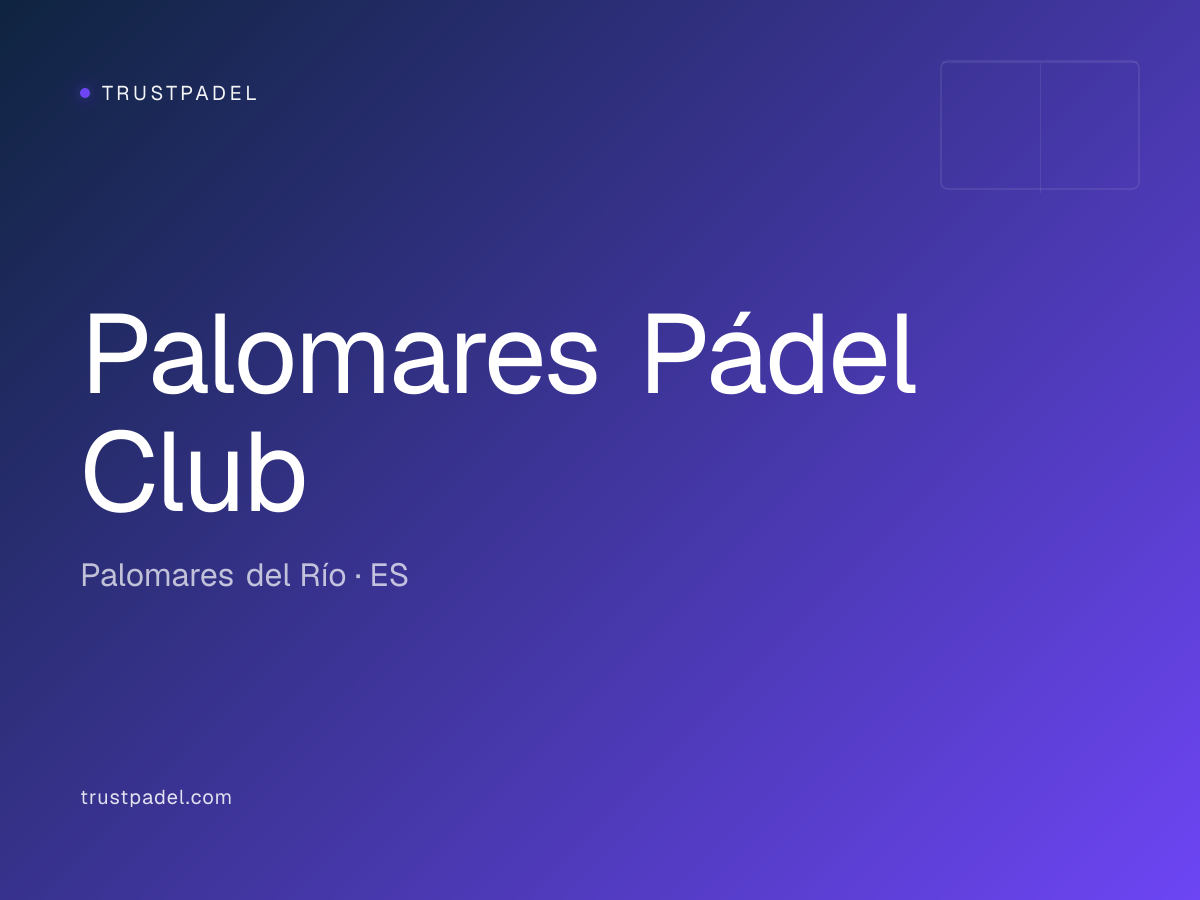 Palomares Pádel Club padel club