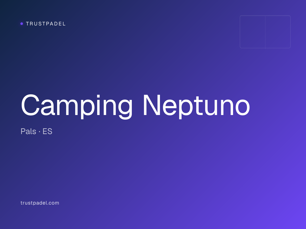 Camping Neptuno padel club