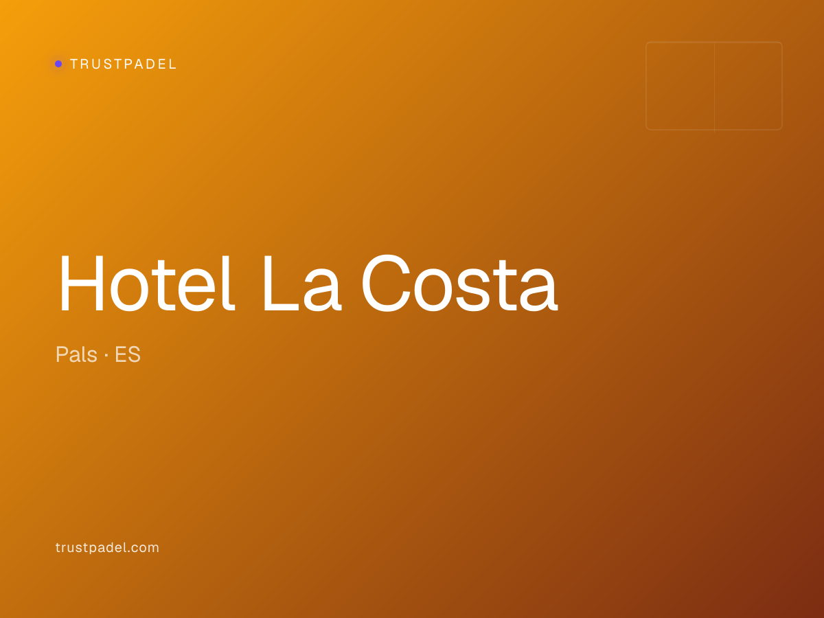 Hotel La Costa padel club