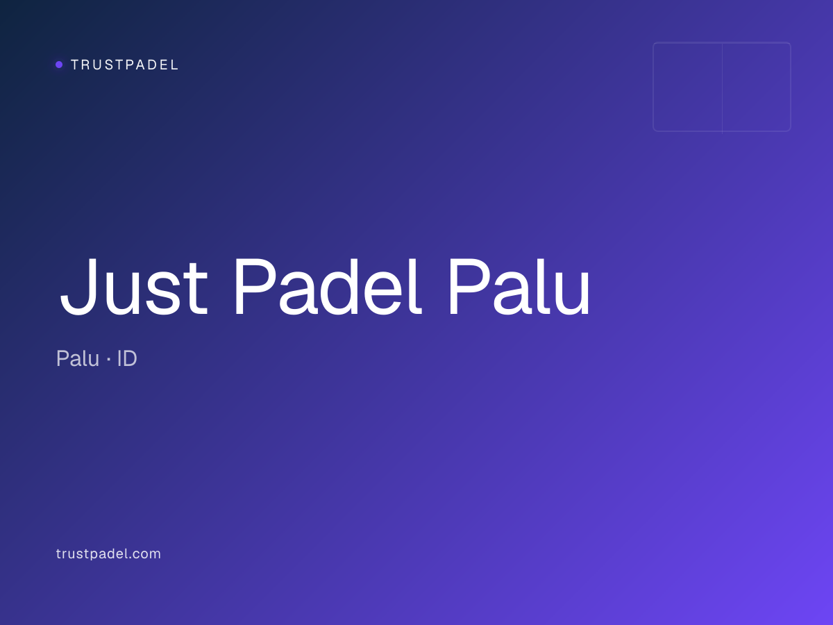 Just Padel Palu padel club