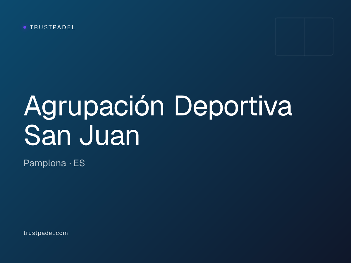 Agrupación Deportiva San Juan padel club