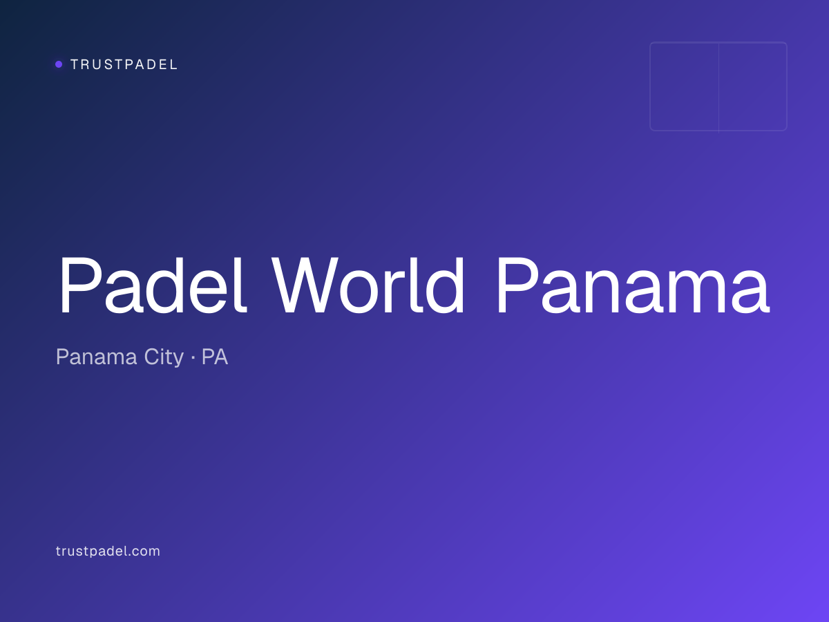 Padel World Panama padel club