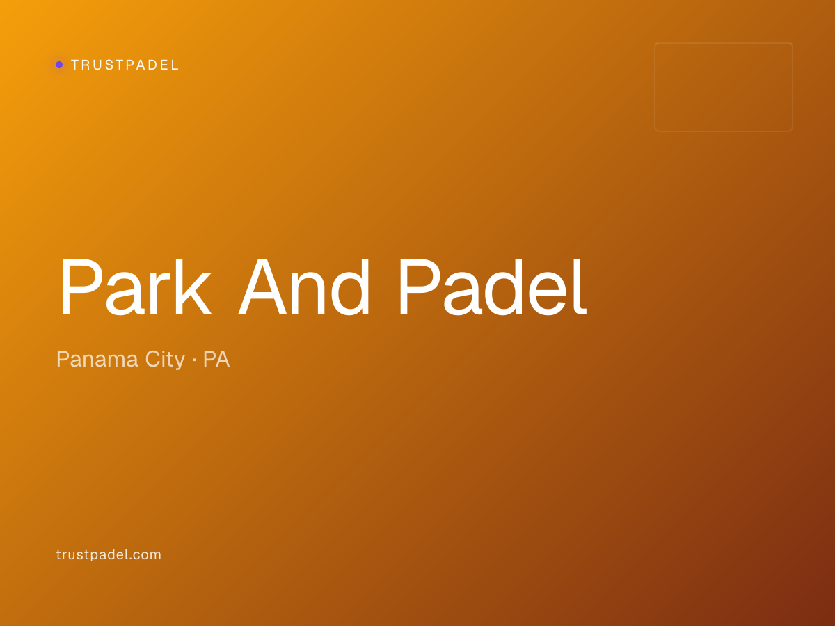 Park And Padel padel club